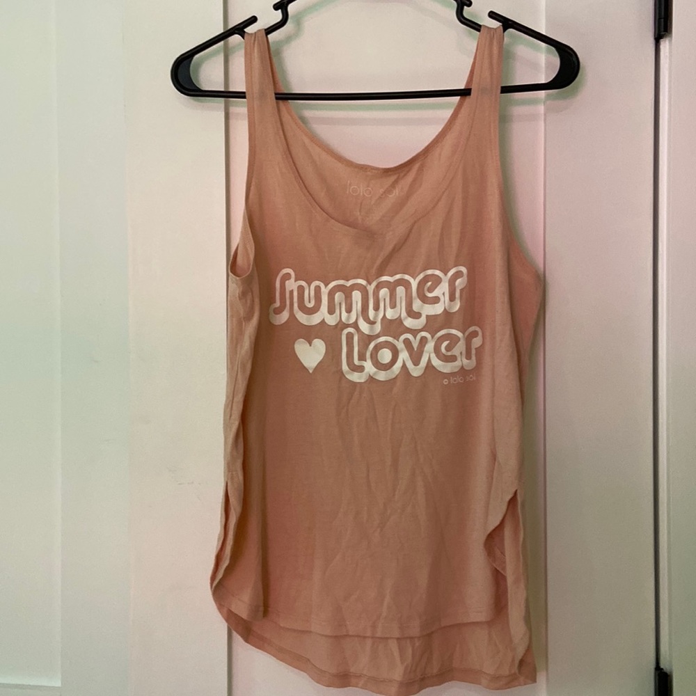 ‘Summer Lover’ yoga tank